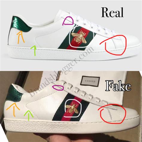 fake mens gucci lows|how to tell gucci shoes.